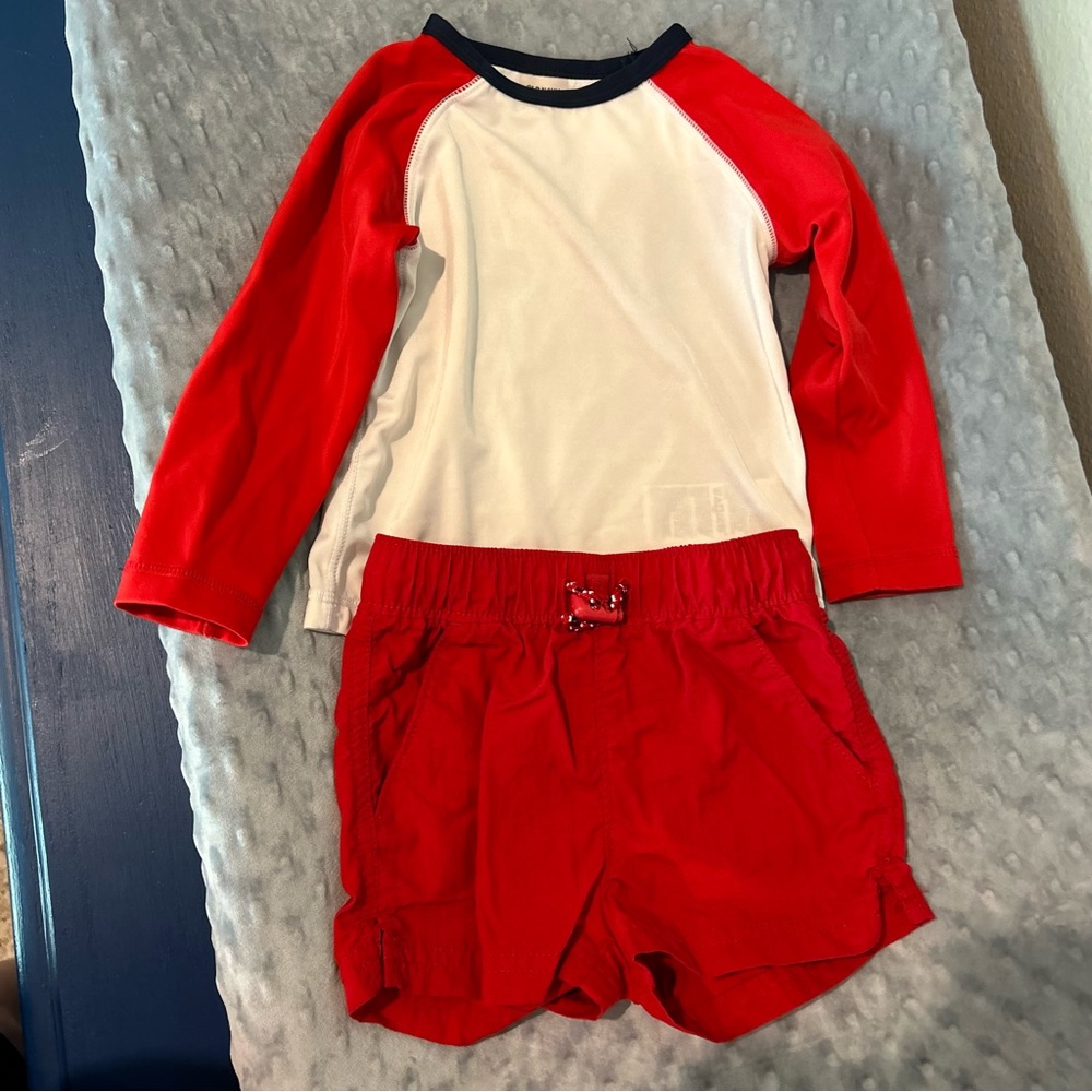 Infant Swim Shirt and Shorts